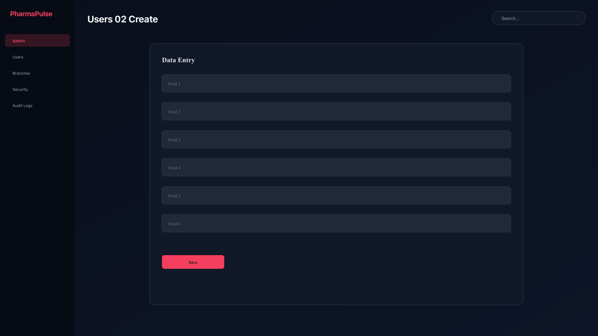 User creation form