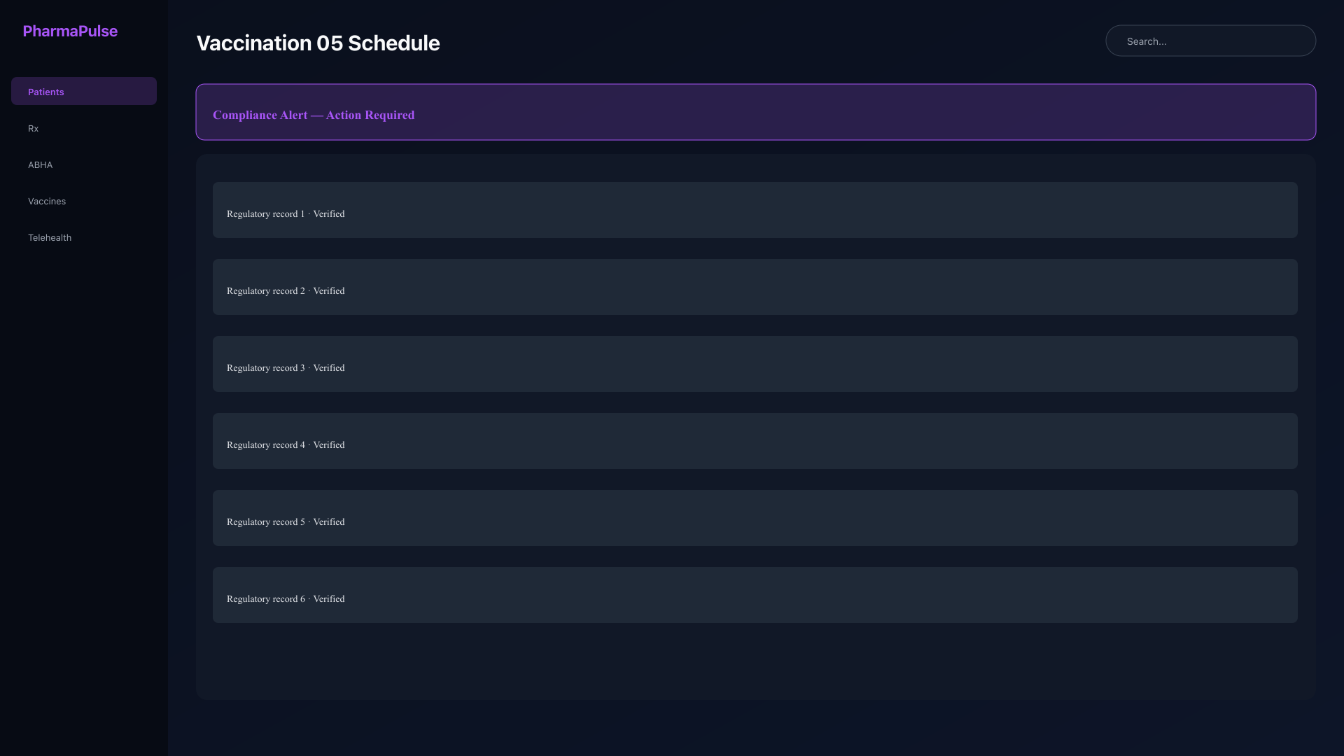 Multi-dose vaccination schedule tracking