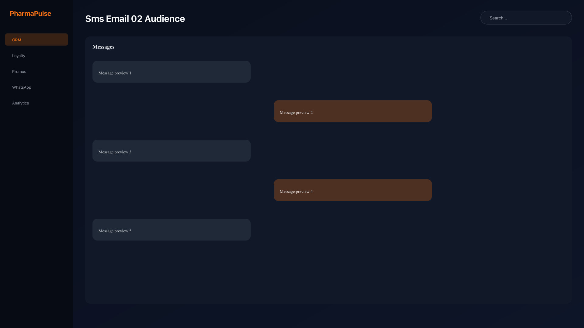 Audience selection
