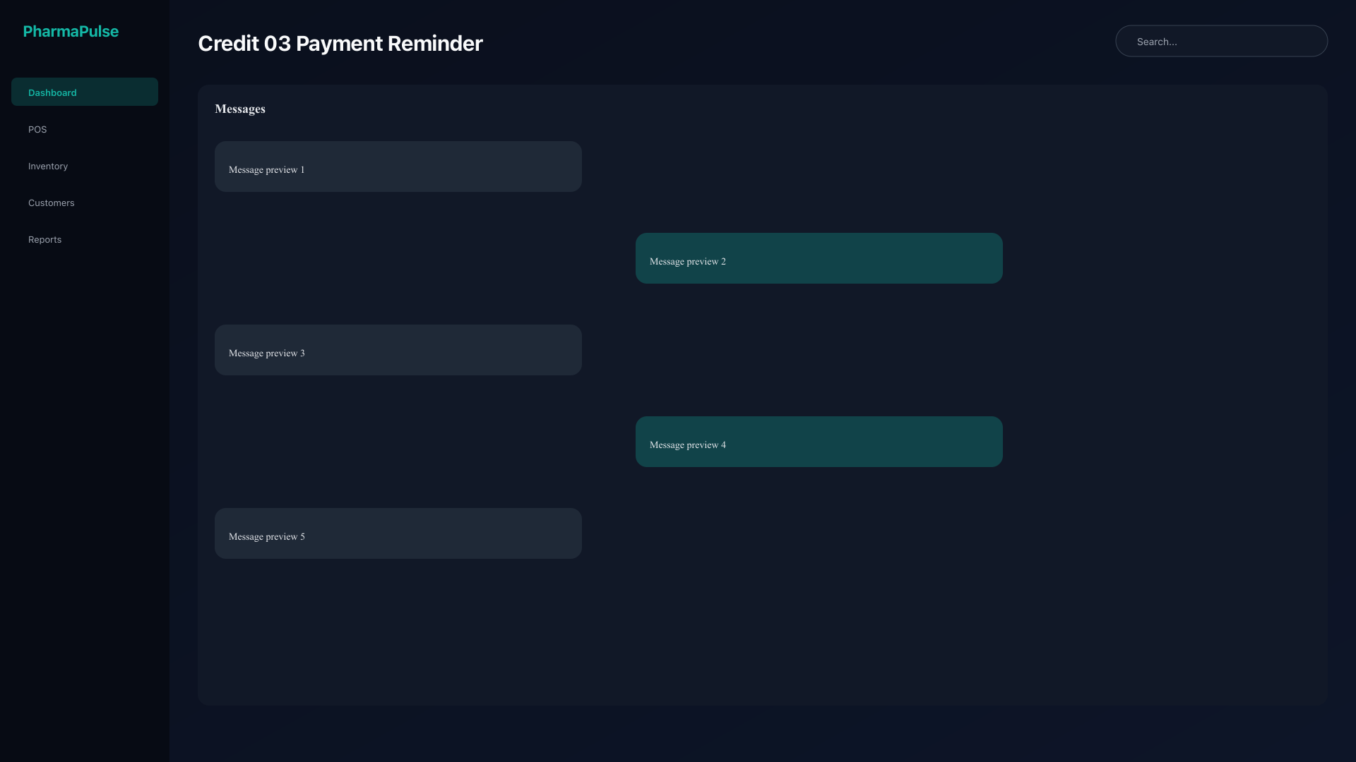 SMS/WhatsApp payment reminder